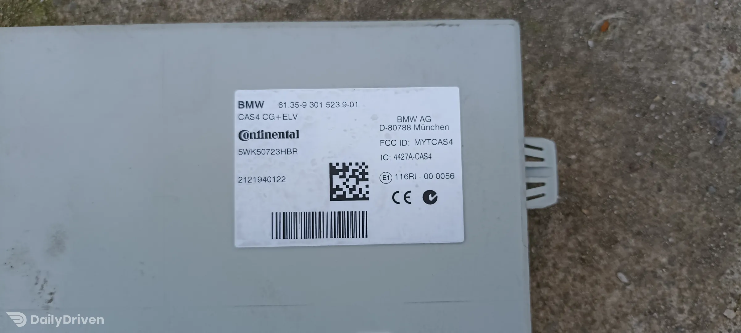 Calculator singular CAS BMW X3 F25, 9301523