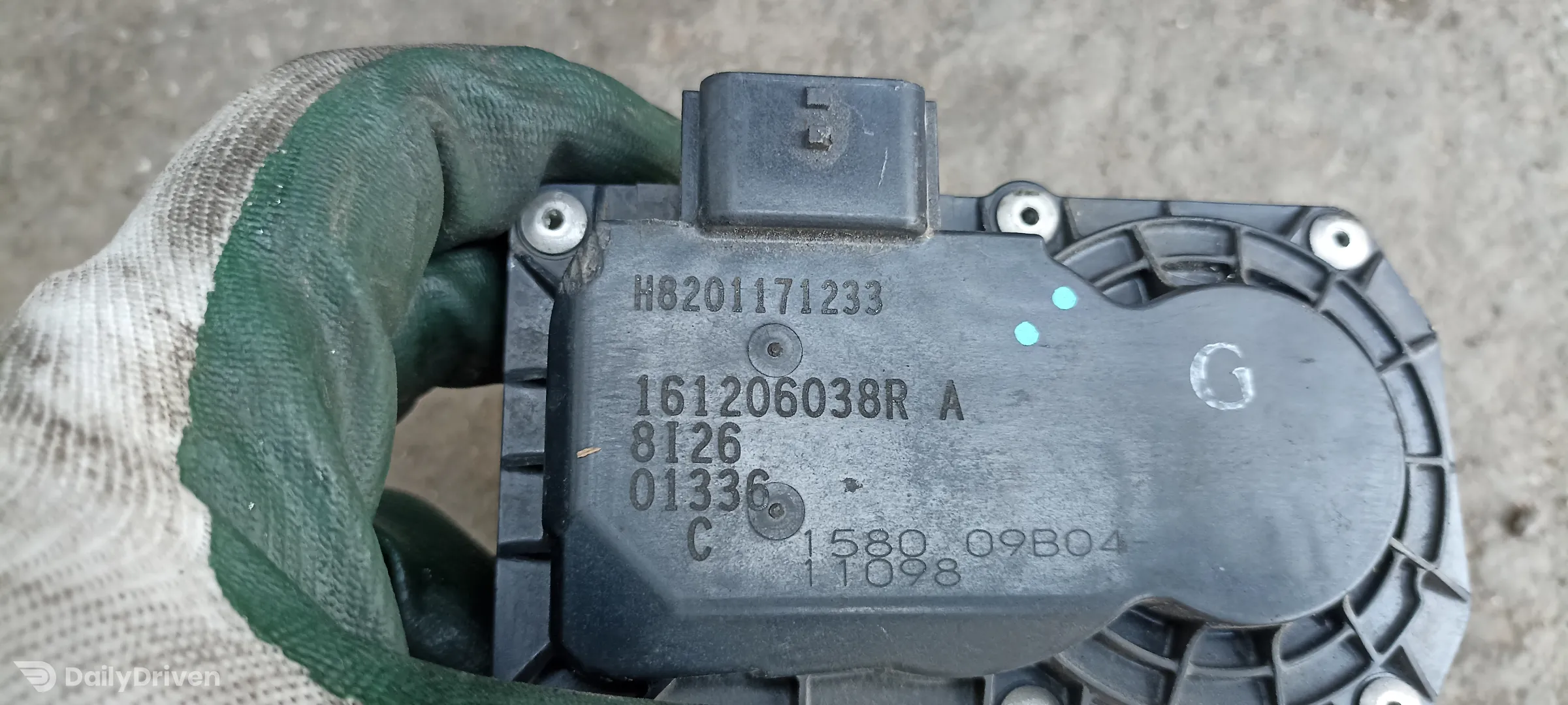 Clapeta acceleratie Renault Kadjar, 1.2tce, H8201171233, 161206038R