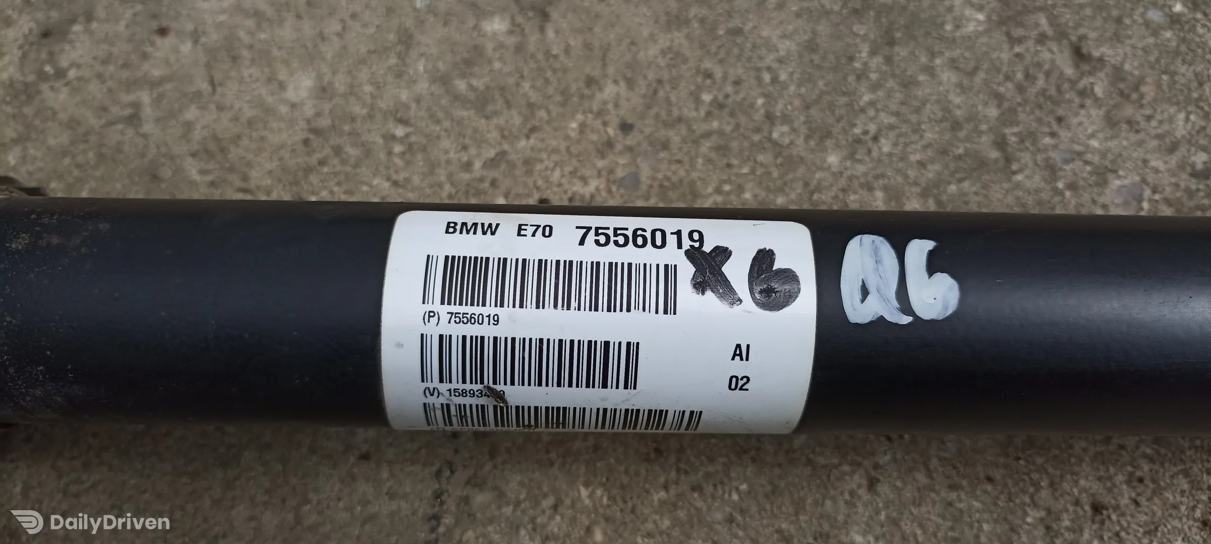 Cardan mic fata BMW X5, E70, 2006-2010, 7556019