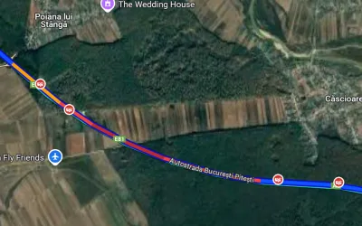 Circulația pe autostrada București-Pitești, blocată temporar pentru teste de siguranță