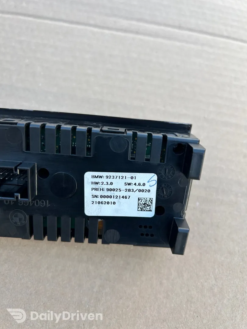 Panou comanda clima spate BMW Seria 5 F07 F10 F11, 9237121, 9290752, 9290750