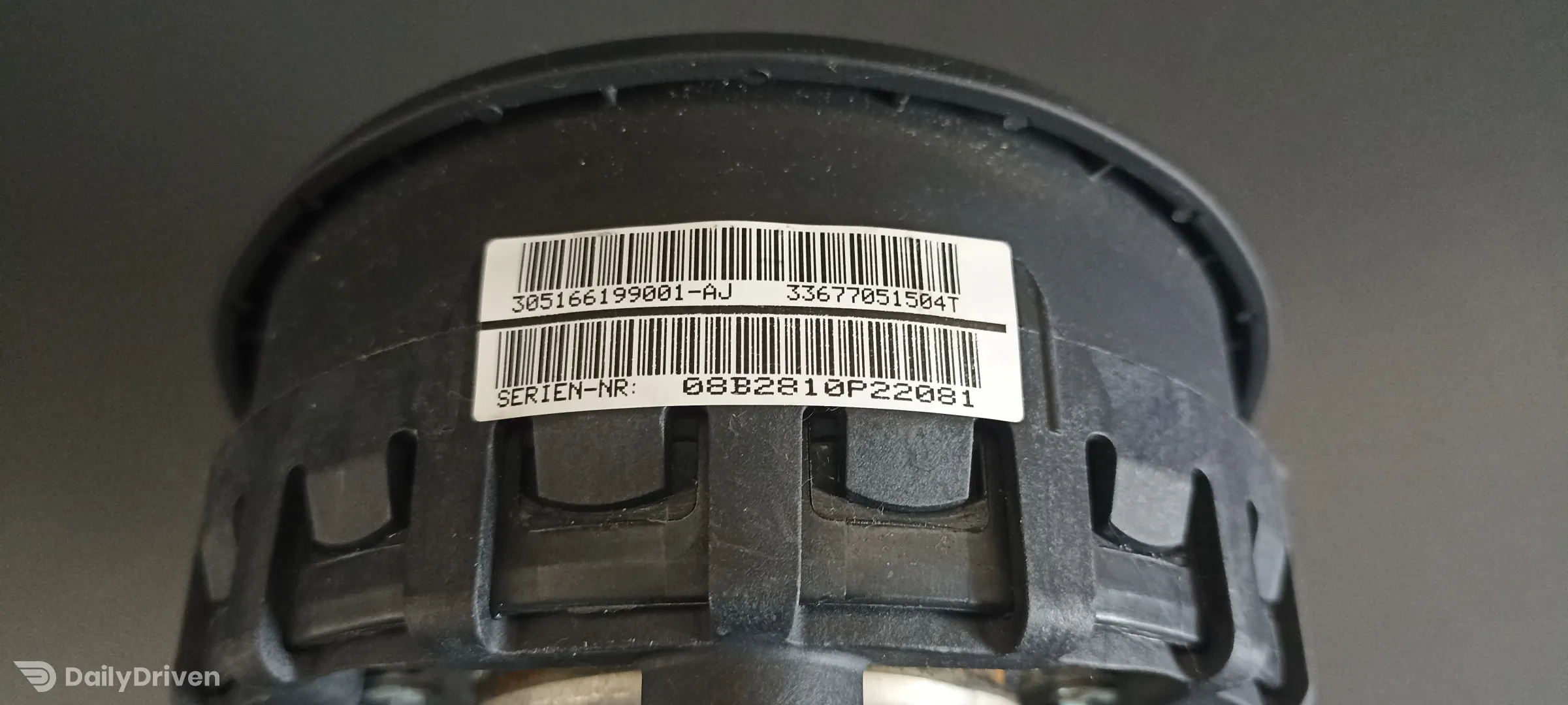 Airbag volan sport BMW Seria 3 E90 E91 E92 E93, 33677051504, 305166199001