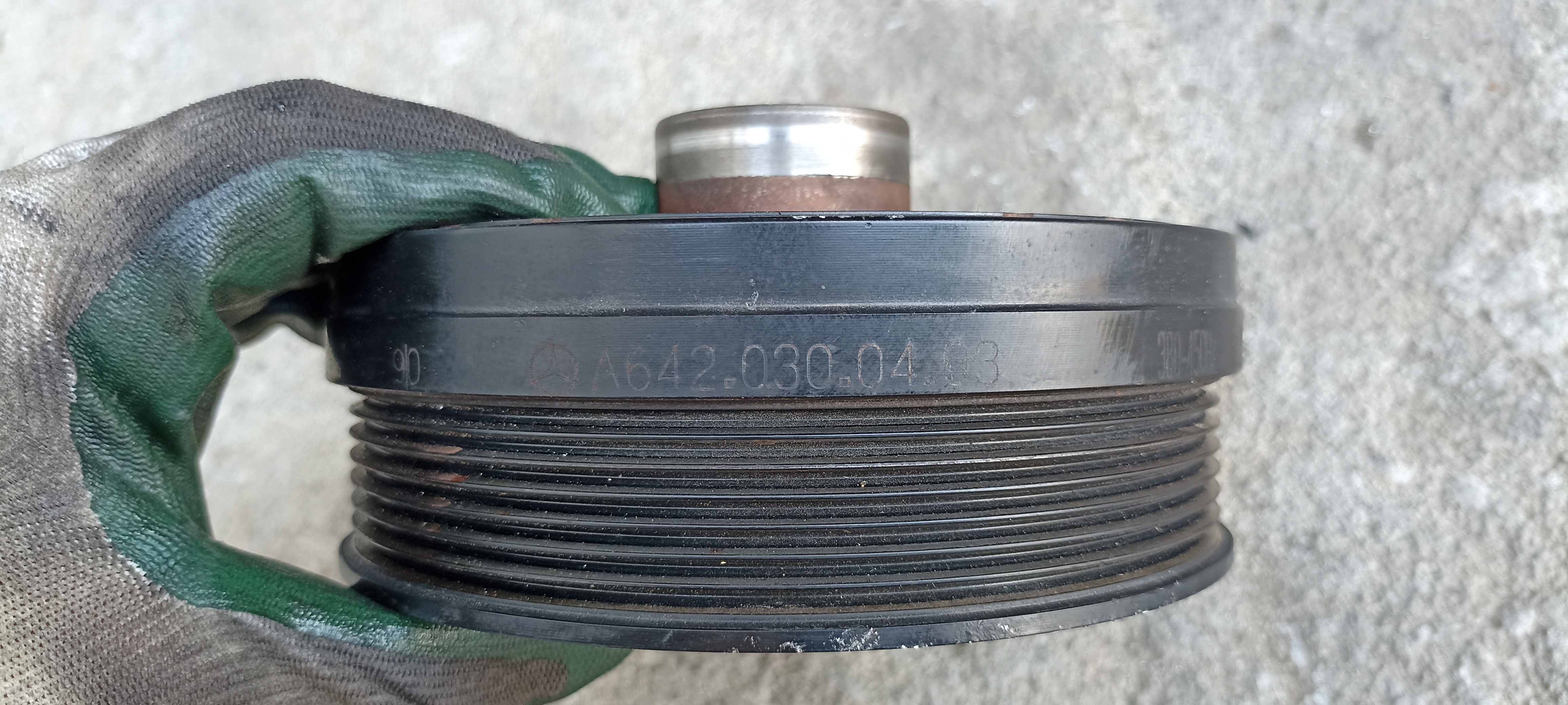 Fulie vibrochen Mercedes GL-Class X164, X166, 3.0cdi V6, A6420300403