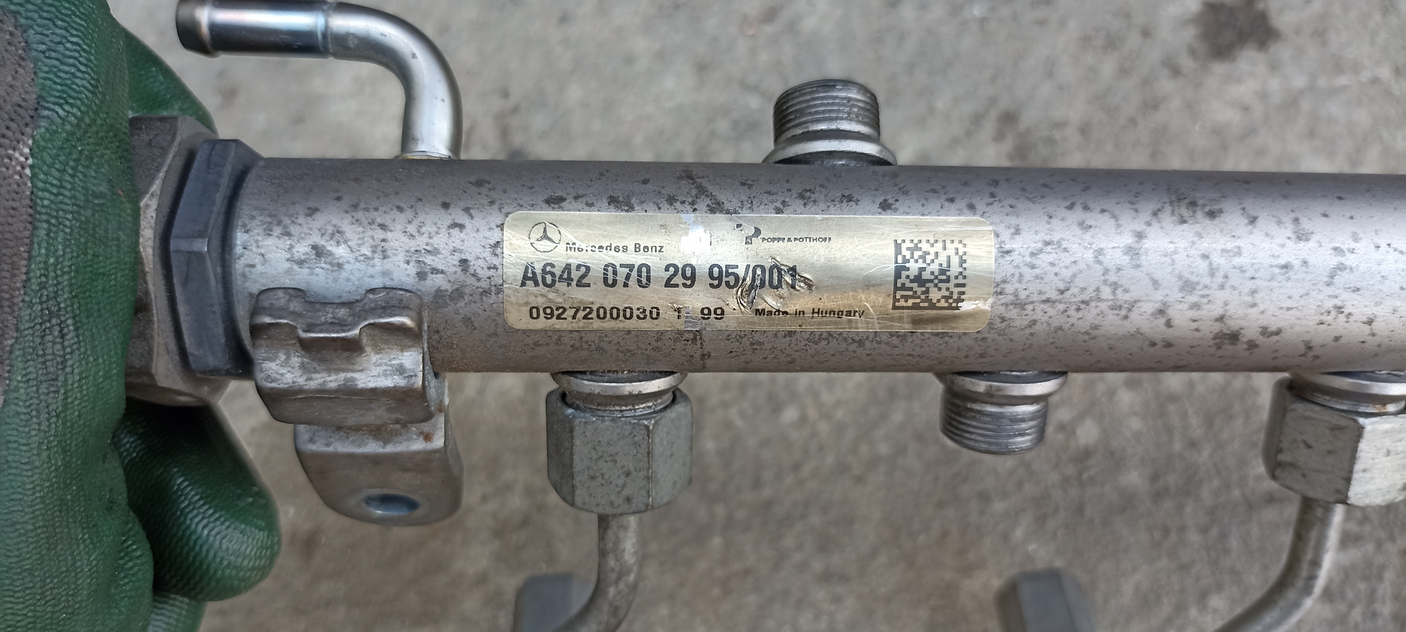 Rampa injectoare Mercedes GLS X166, 3.0cdi V6, A6420702995