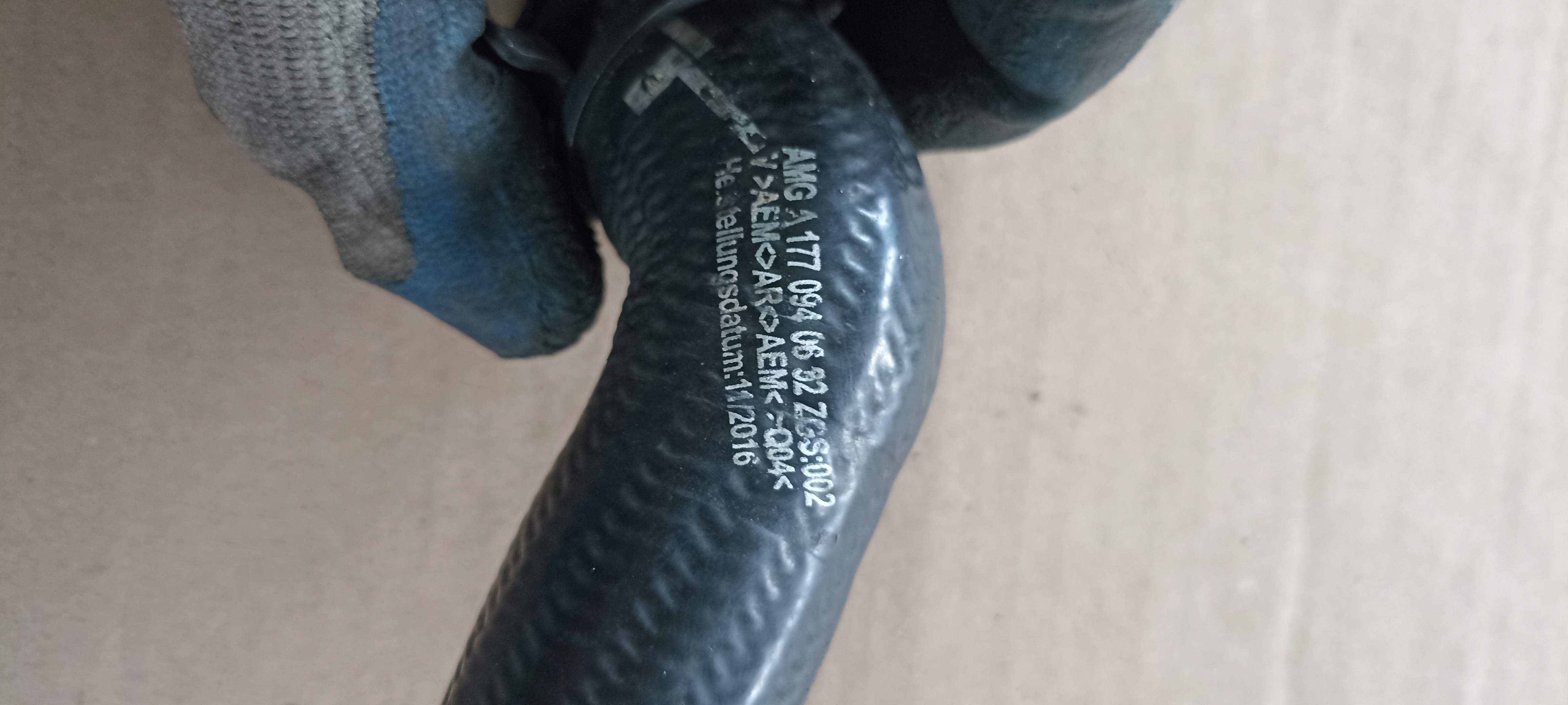 furtun apa intercooler Mercedes A Class, A45, W177, 4.0, V8, A1770940682