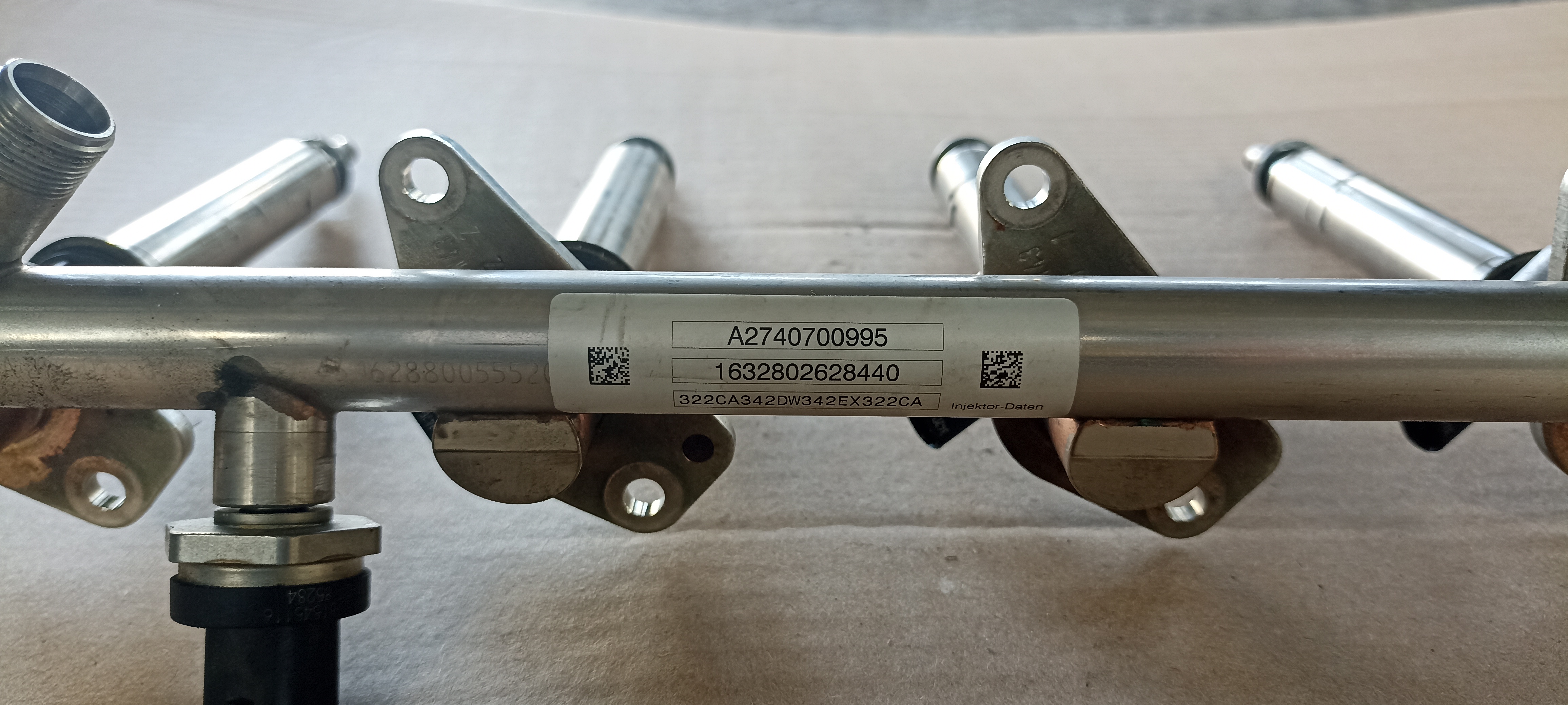 Rampa injectoare Mercedes GLC X253, 4.0 benzina V8, A2740700995