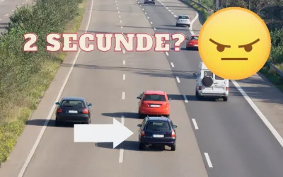 Regula celor 2 secunde - cum să menții distanța corectă de siguranță în trafic