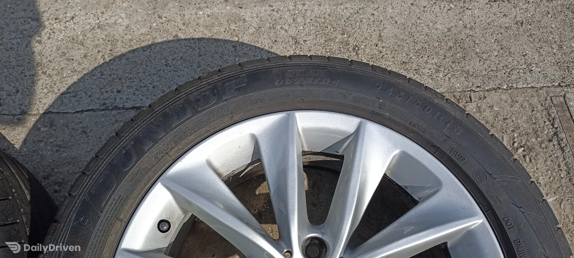 Roti complete BMW X3 F25, jante originale BMW X3 F25 R18