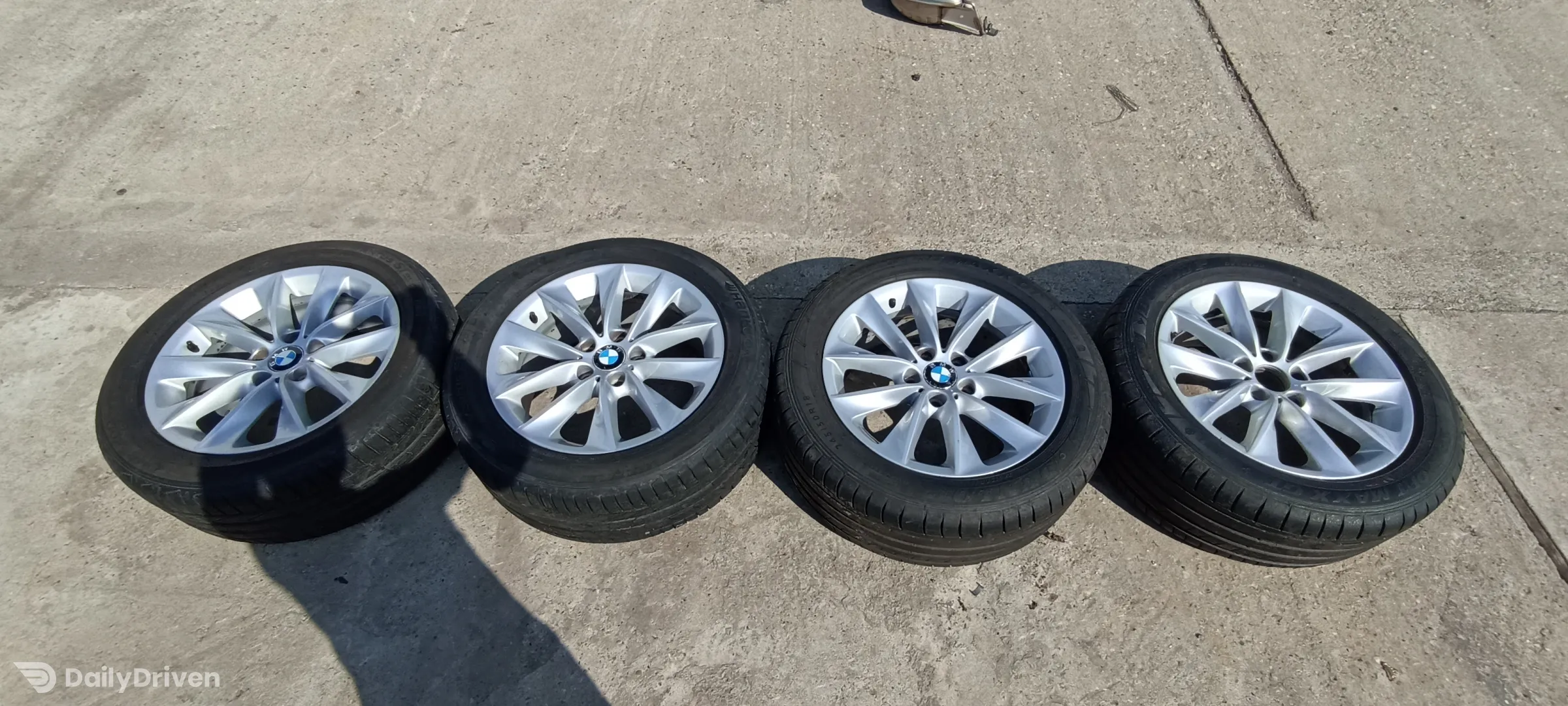 Roti complete BMW X3 F25, jante originale BMW X3 F25 R18