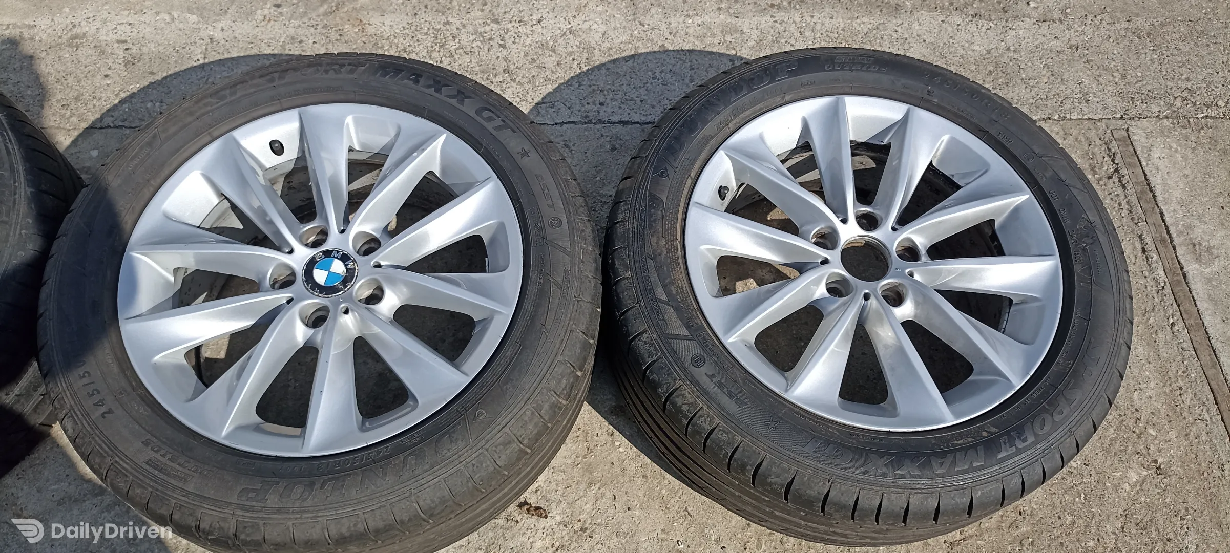 Roti complete BMW X3 F25, jante originale BMW X3 F25 R18