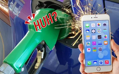 Poate telefonul mobil să declanșeze un incendiu la benzinărie? Adevăr sau mit?