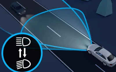 De la ce distanță se schimbă faza lungă când vine mașină din sens opus