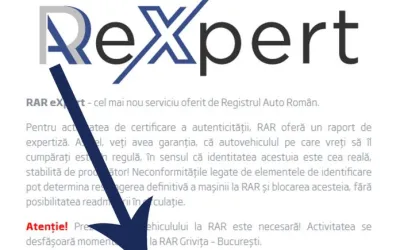 Serviciul RAR eXpert: verificarea profesională a mașinilor second-hand