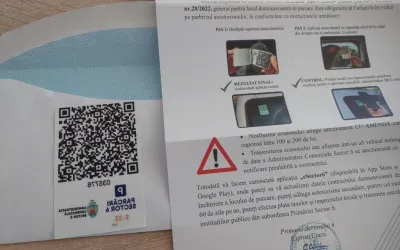 Ai loc de parcare de la Primarie in Sectorul 6? Foloseste codul QR pentru a nu fi amendat!