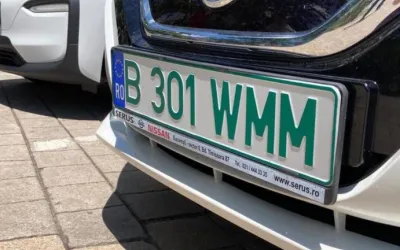 Costurile și procedura de montare a numerelor de înmatriculare verzi pentru mașinile electrice