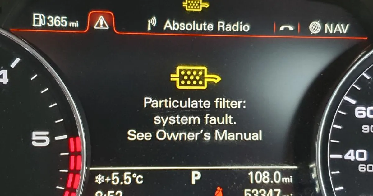 What the DPF warning light means - DailyDriven