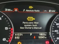 What the DPF warning light means