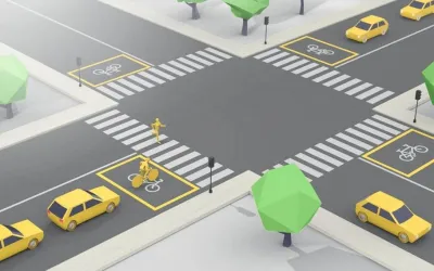 Marcaj rutier Bike Box în București: noi reguli pentru siguranța bicicliștilor și a utilizatorilor de trotinete electrice