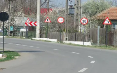 Satul cu 200 de indicatoare rutiere pe 9 km: haosul de semnalizare din Patru Frați, Ialomița