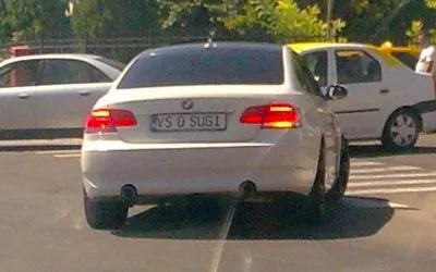 Combinații de litere interzise la numerele de înmatriculare în România