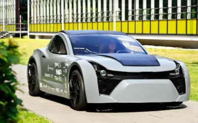 Zem - mașina electrică care curăță aerul în timp ce circulă, creată de studenți olandezi