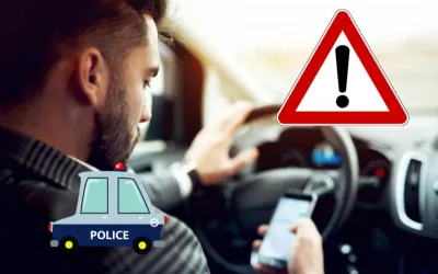 Cum detectează poliția folosirea telefonului la volan: 5 metode clare de identificare