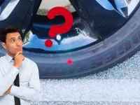 Que représentent les points rouges sur les pneus?