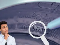 A jármű gumiabroncsainak életkor ellenőrzési módszerei