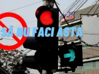 Ce nu ai voie să faci când semaforul intermitent este verde - Regulile traficului