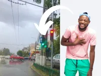 Locul din Romania unde semaforul lumineaza si verde si rosu in acelasi timp