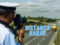 Distanta de la care pistoalele radar detectează viteza: 1200 metri în 0,33 secunde