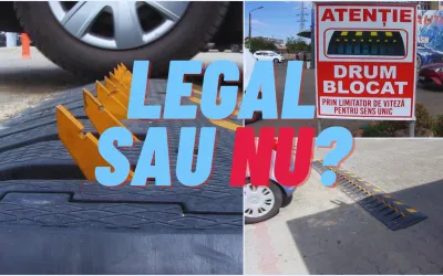Atentie la limitatoarele cu tepi care sunt folosite si in Romania!