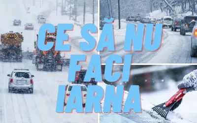 6 greșeli periculoase de evitat când conduci iarna