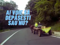 Depășirea căruței pe linie continuă: ce spune legea și ce riscuri există