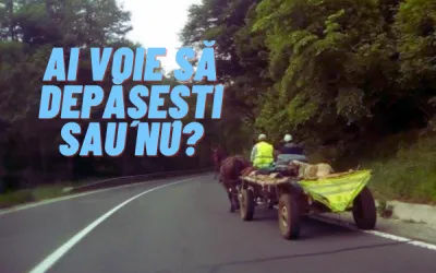 Depășirea căruței pe linie continuă: ce spune legea și ce riscuri există