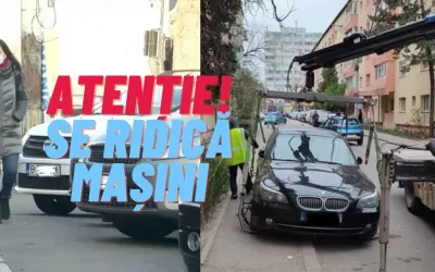 Politia Rutiera are de azi dreptul de a ridica masinile parcate pe trotuar
