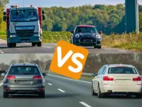 Diferența dintre depășire și devansare în Codul rutier român