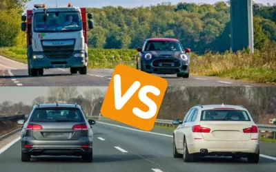 Diferența dintre depășire și devansare în Codul rutier român