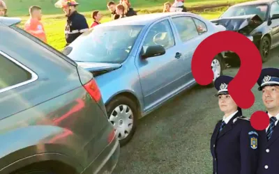Ai fost lovit din spate la franare brusca? Cine este e vina?