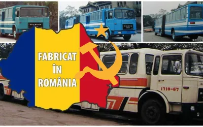 Dongfeng-Roman-bussarna från Brașov nådde Kina före 1989