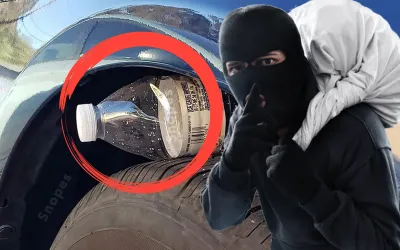 Nya metoder för bilstölder: plastflask-tricket vid hjulet