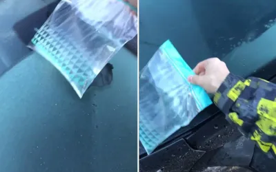 Video: Trucul unei mame a devenit viral: cum sa dezgheti parbrizul doar in cateva secunde!