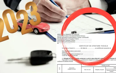 Certificatul fiscal nu mai este obligatoriu pentru vânzarea auto din 2023
