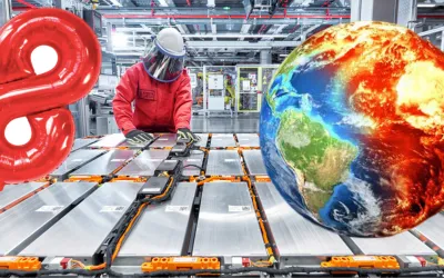 Fabricarea bateriilor auto electrice poluează cât un autoturism pe benzină în 8 ani