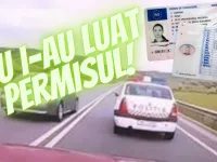 Cum a scapat un conducator auto din Iasi dupa ce a depasit masina Politiei pe linie continua!