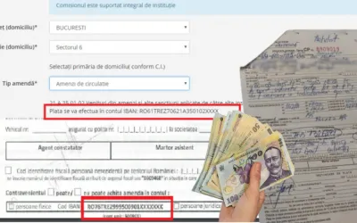 Stiati ca soferii romani platesc amenzile rutiere intr-un cont nefunctional, asa cum este inscris eronat in procesele verbale de contraventie