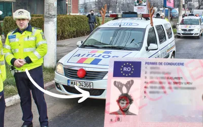 Disputa privind legalitatea impodobirii masinii cu nas rosu si coarne de ren. Punctul de vedere al MAI