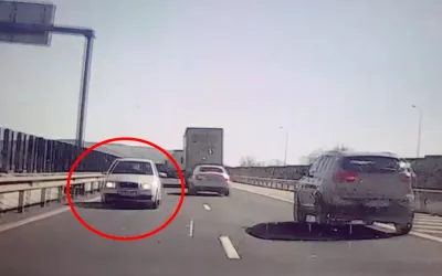 VIDEO: sofer circula cu 120 km/h pe autostrada A2, pe CONTRASENS !!