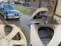 Se pare ca in Romania poti circula chiar si atunci cand nu ai discuri de frana la rotile din fata