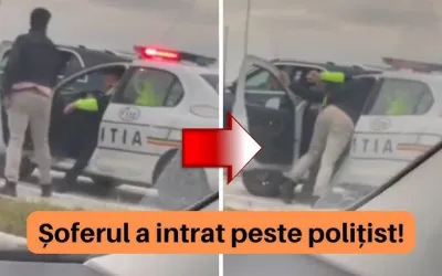 Conducator auto sanctionat pentru condus agresiv pe autostrada, amendat cu aproape 10.000 ron, DUPA CE A INTRAT NEINVITAT IN MASINA POLITIEI PENTRU A ISI RECUPERA DOCUMENTELE!